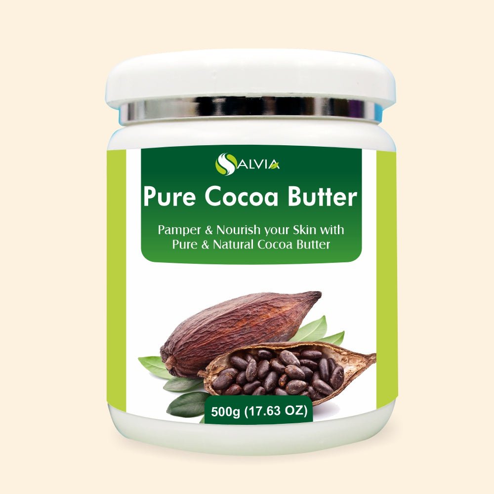 Salvia Body Butters, Body Butter & Body Milk 500gm Cocoa Butter (Theobroma Cacao) Pure And Natural